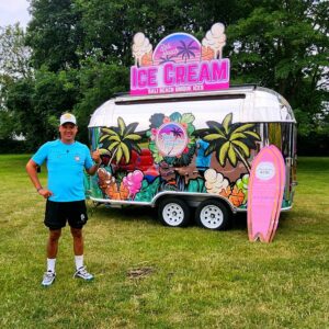 stylish ice cream pod trailers