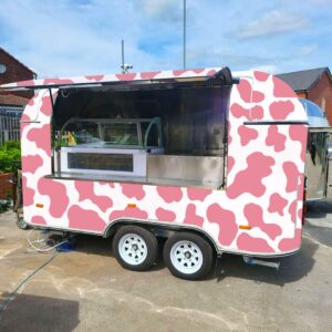 interior layout ice cream trailer pod design