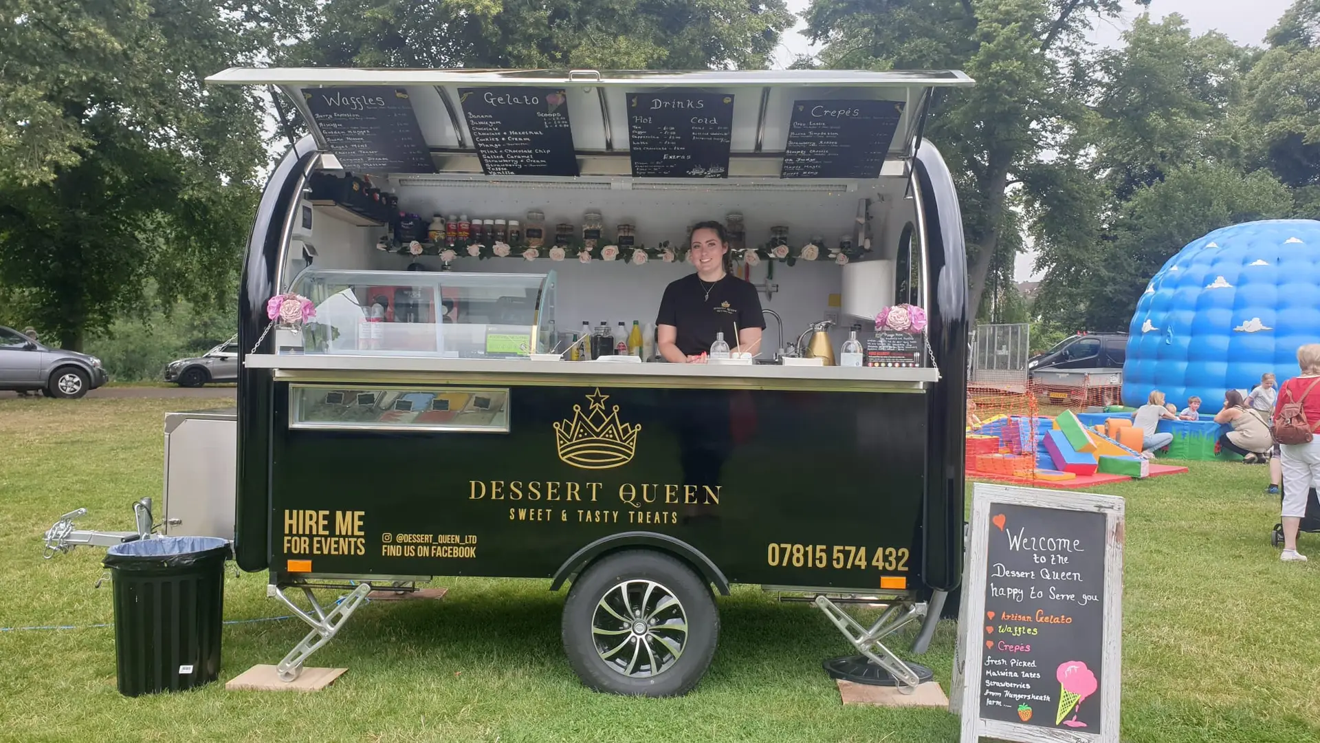 Innovative ice cream pods trailer conversion custom built design